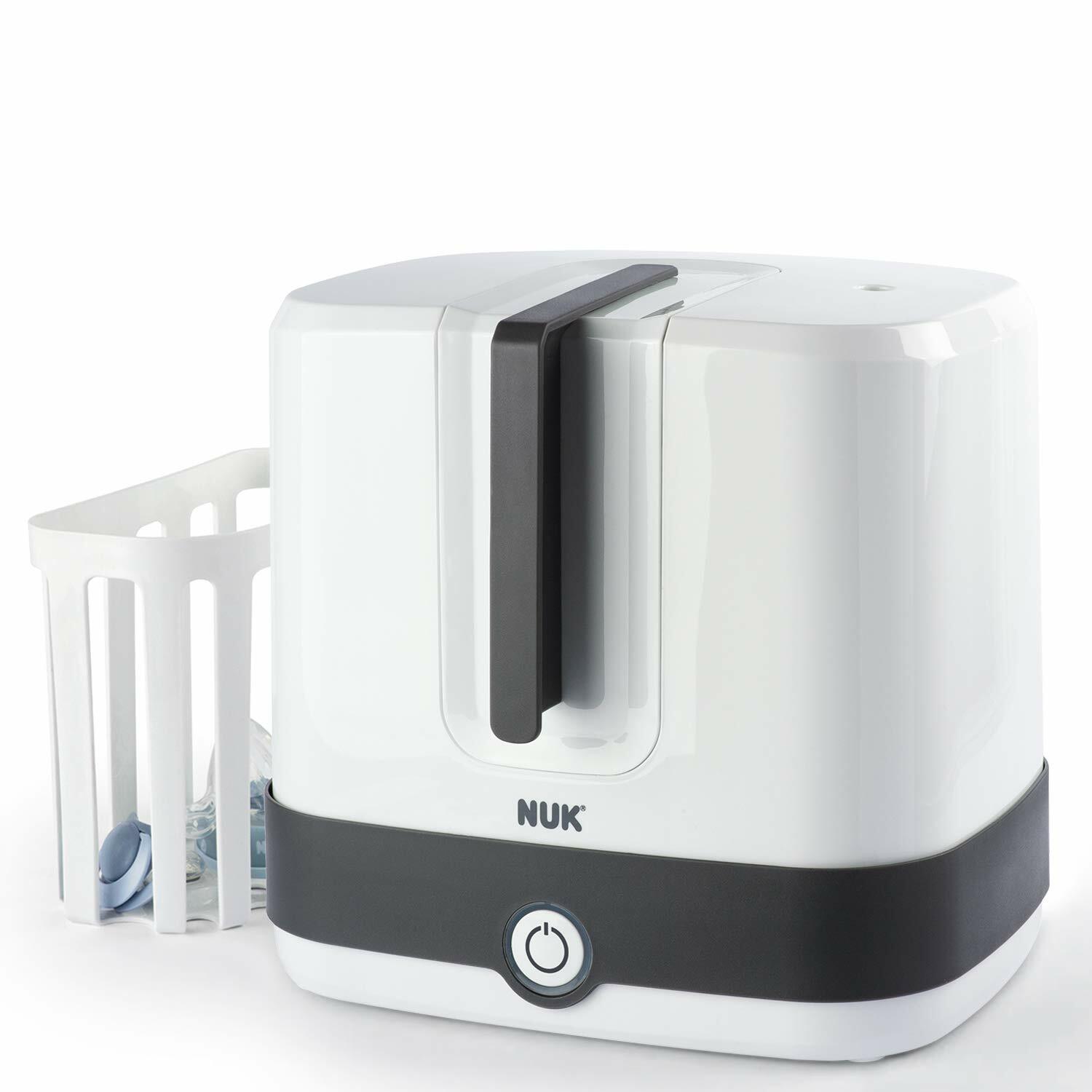 NUK Vario Express Dampf-Sterilisator 3-in-1 Modular für bis zu 6 Babyflaschen, S