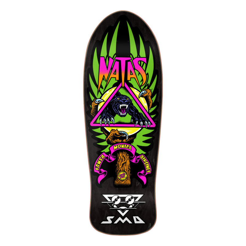 SMA Santa Cruz Skateboard Deck Natas Panther Lenticular Reissue 10.538" x 30.14"