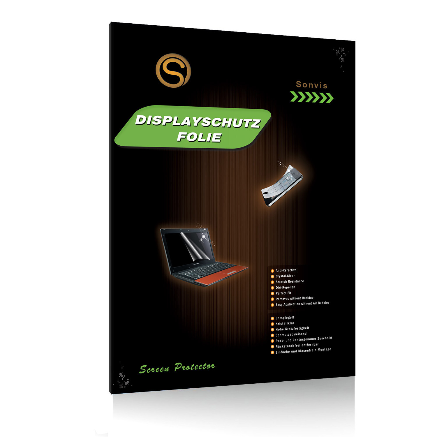 Displayschutzfolie für Laptop 15,6 13,3 17,3 14,0 15,4 mit Anti-Reflektion matt
