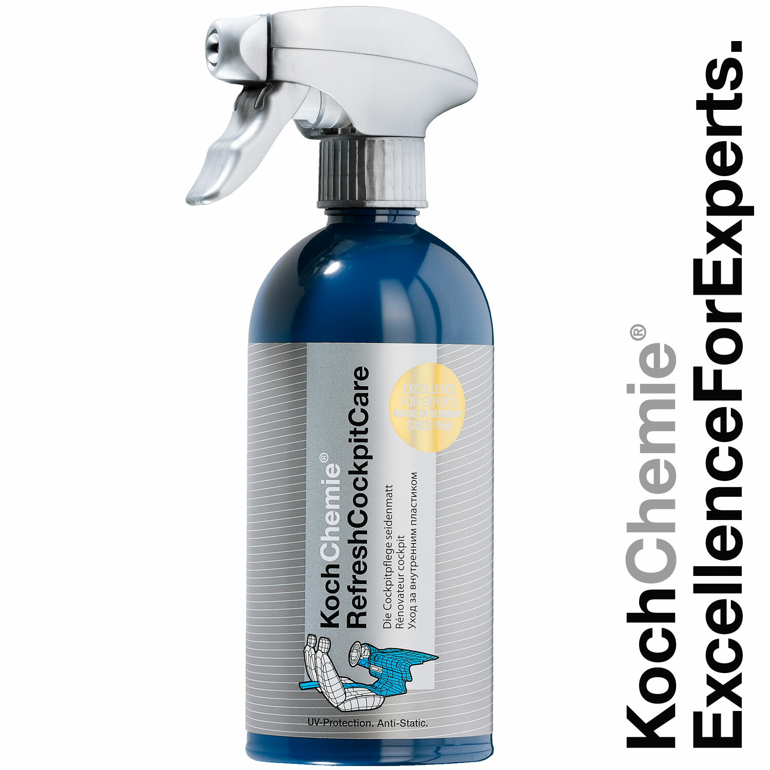 Koch Chemie RefreshCockpitCare Cockpitpflege Cockpitspray seidenmatt 500ml 