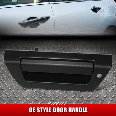 ДЛЯ 15-20 FORD F-150 ТЕКСТУРИРОВАННАЯ ЧЕРНАЯ РУЧКА ЗАДНЕЙ ДВЕРИ БАГАЖНИКА с ЗАМОЧНОЙ СКВАЖИНОЙ