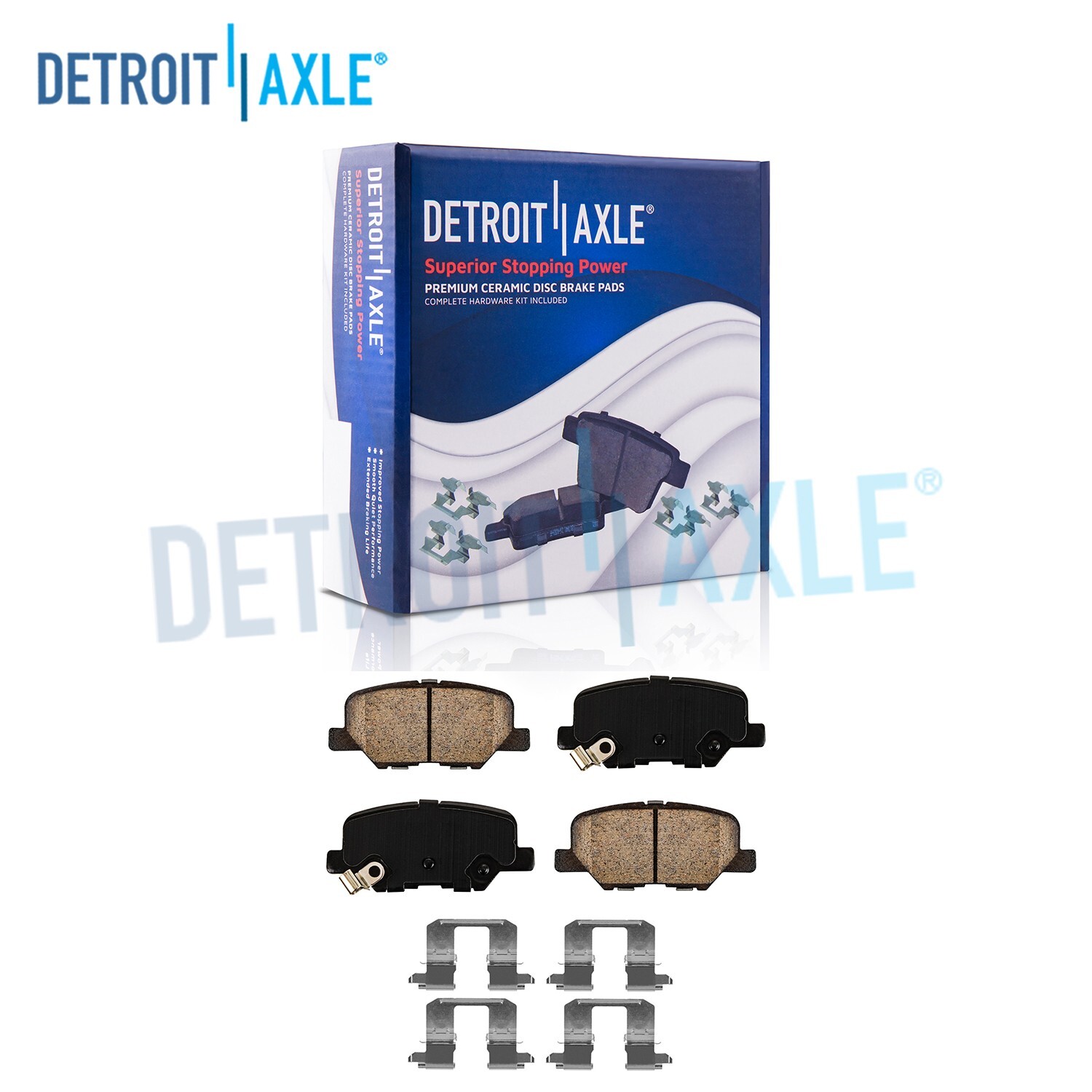 Rear Ceramic Brake Pads for 2014 2015 Mitsubishi RVR Outlander Mazda 3 6