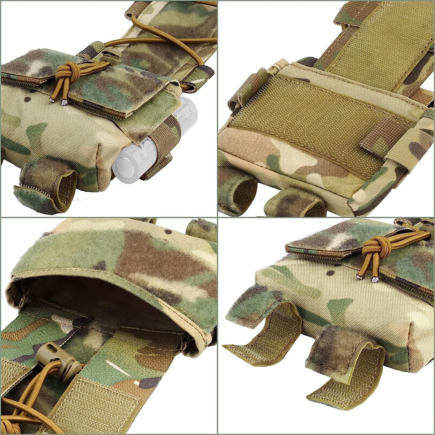 Tactical Helmet Battery Counterweight Pouch MK1 Helmet Battery Pack Balance Bag