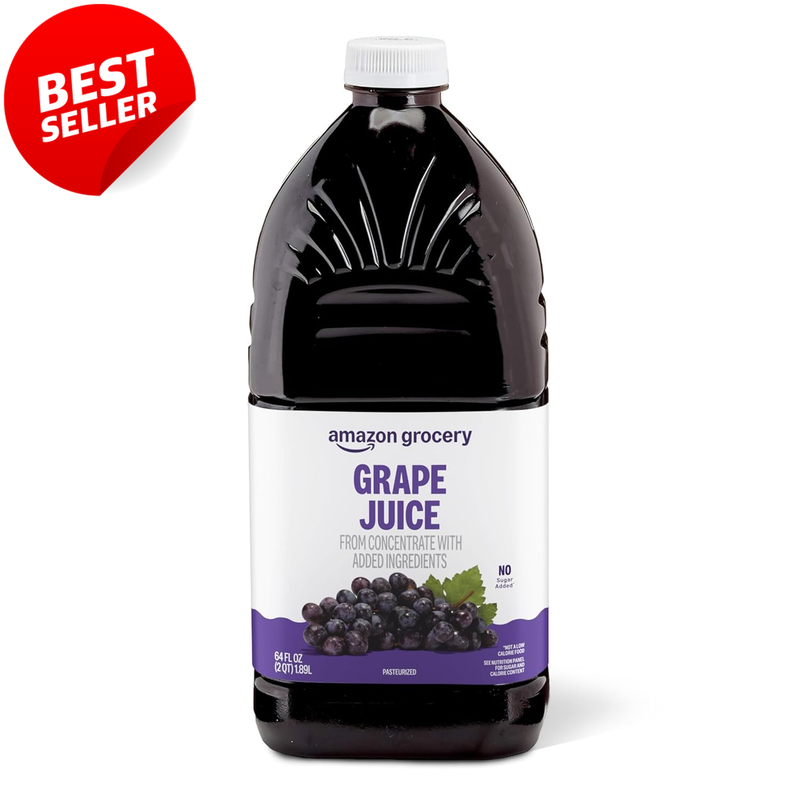 100% Concord Grape Juice 64 Fl Oz Bottle No Sugar Added - US