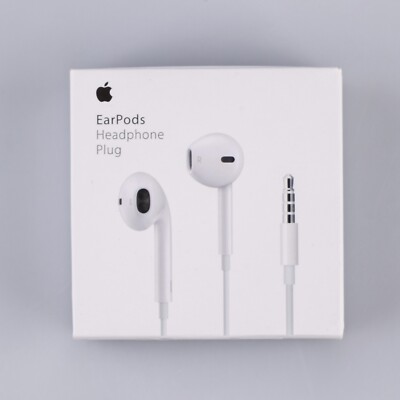 apple earpods earbuds headphone 35 mm jack oem wired earphones white 355016526565