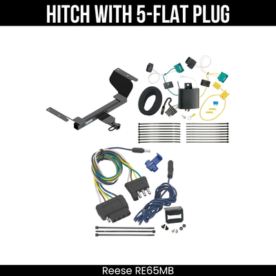 Trailer Hitch + 5 Way Wiring For 18-24 Chevrolet Equinox Gasoline Exc Premier