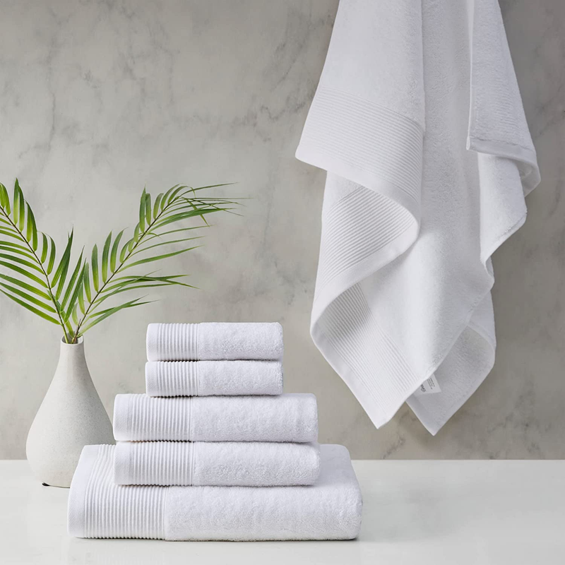 Beautyrest Nuage Cotton Tencel Blend, Silver Infused Bath Towel Set, 600Gsm, Hig