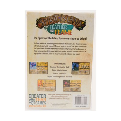 S Board Game  Spirit Island - Feather And Flame Foil Pane New