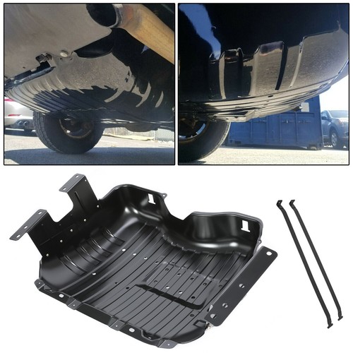 Fuel Tank Skid Plate Cover w/ STRAPS Steel For 1999-2004 Jeep Grand Cherokee