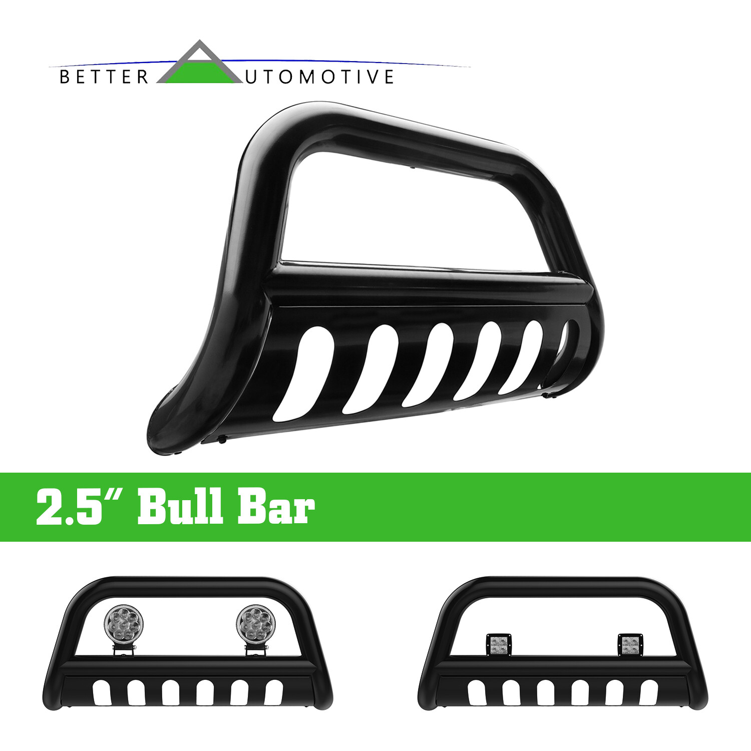 2.5" Black Bull Bar for 2003-2009 Toyota 4Runner Brush ...