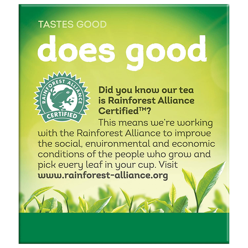 Tea Bags, Green Tea, Lemon Ginseng, 20 Tea Bags