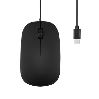Perixx PERIMICE-201C USB Type C Wired Optical Mouse with 3-Button Scroll Whee...