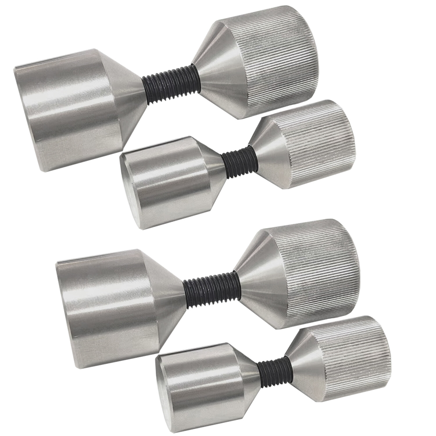 2 Pairs Flange Two Hole Alignment Pins Stainless Steel - 1-1