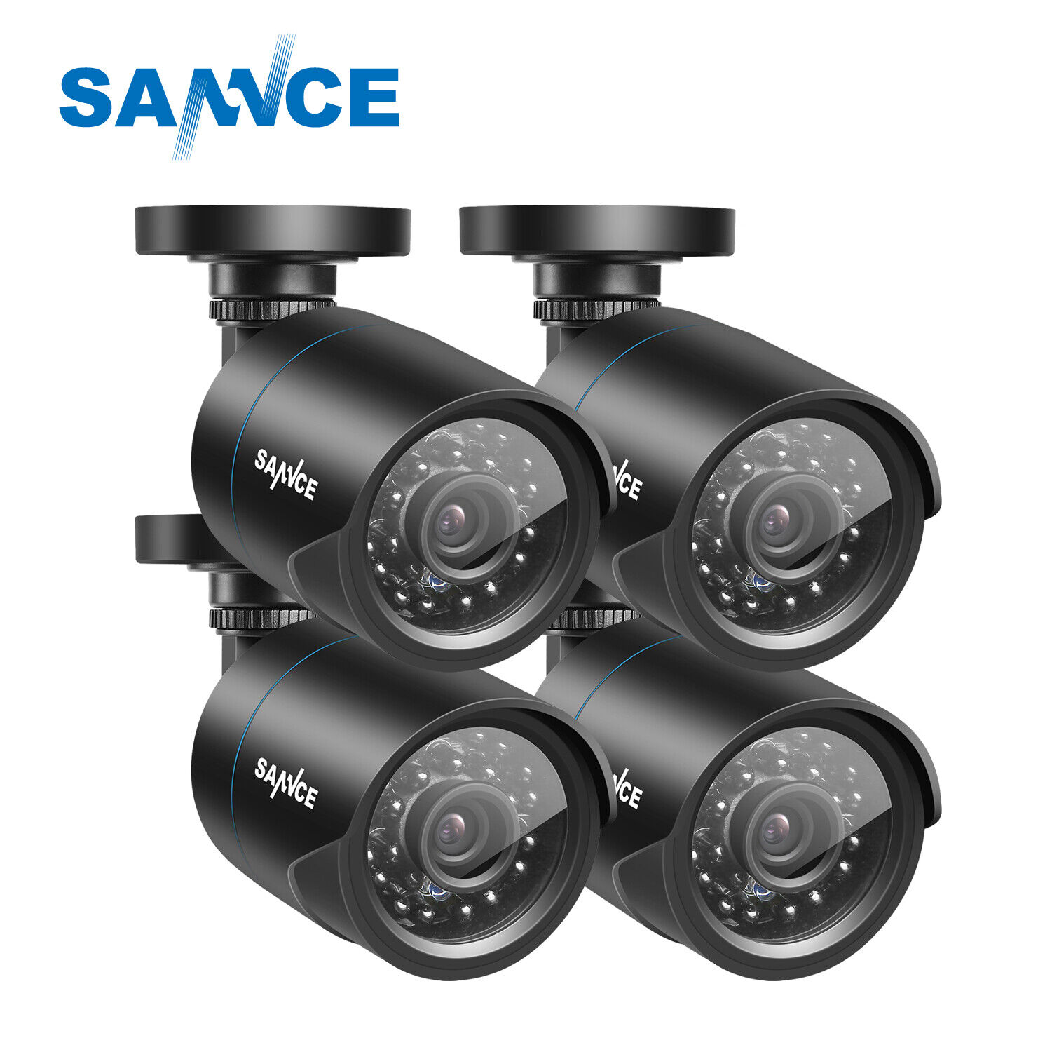 SANNCE 1080P CCTV Home Smart Security Camera Outdoor IR Nigh