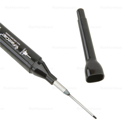 2 Pack Fastcap Double Sided Silver Fine Point Tip Long Nose Art Pattern Marker