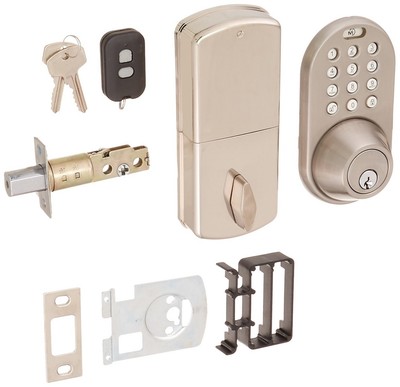 Milocks Xf 02sn Digital Deadbolt Door Lock With Keyless Entry Via