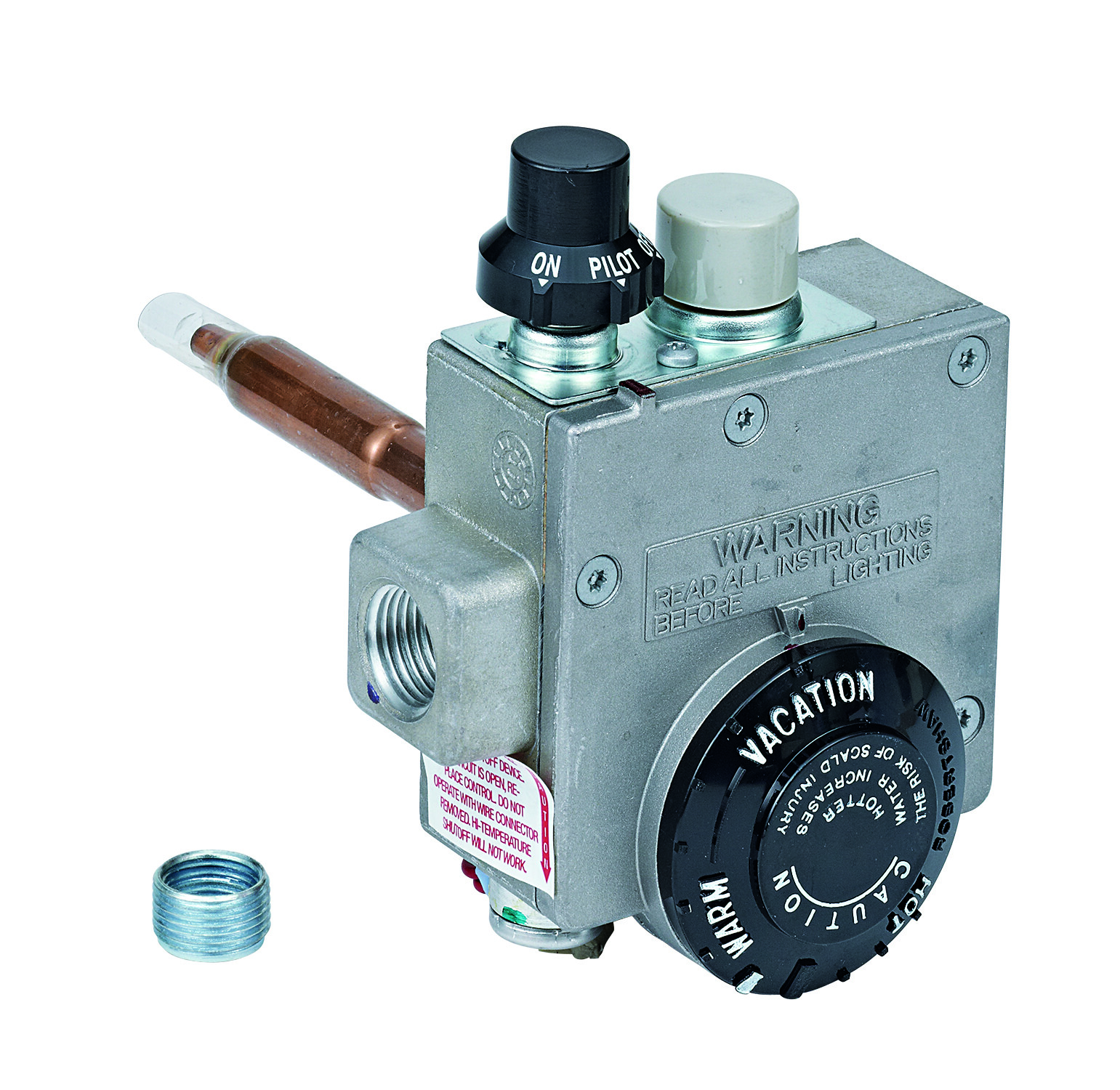 Électrovanne Robertshaw Pour Machine Manitowoc - Sortie 11,5 Mm, Entrée Coudée 3/4", Plastique, 0,35 L/min, 230 V AC - 9
