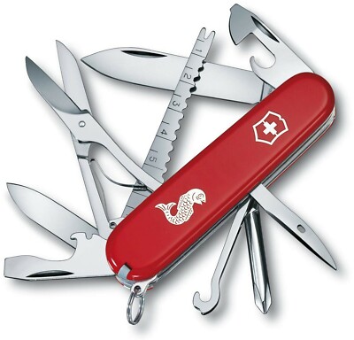 Красный швейцарский армейский нож Victorinox Fisherman - VN1473372 - 1.4733.72