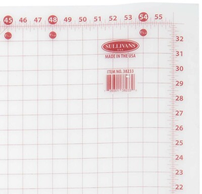 Sullivans 36"x59" Cutting Mat for Home Hobby Table, White