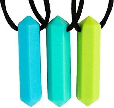 Tilcare Chew Chew Crayon Sensory Necklace Set – Great for Autism and Biting 