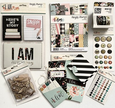 Simple Stories  (I AM)  6x8 Paper Pad & Embellishments  - Save 50%  [Set b]