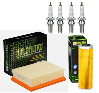 Servicekit Für Kymco Super Dink 300 I (2009-2017) – Luftfilter, Ölfilter & Zündkerze Von Hiflo & NGK