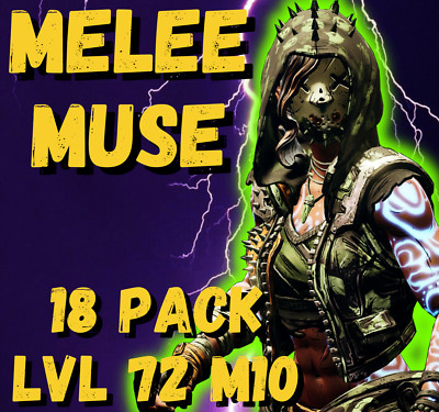 (PS4/5 PC XBOX) MELEE MUSE AMARA BUILD - Level 72 M10 - 18 PACK