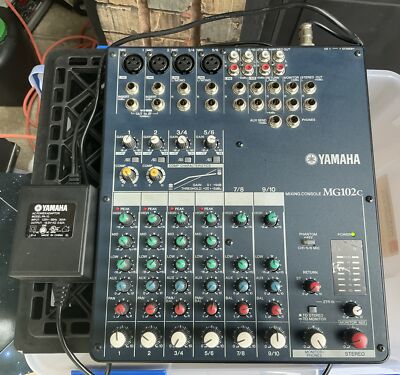 Yamaha MG102c 10-Channel Compact Analog Audio Mixer CG004LX
