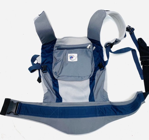 Ergo Baby Original Active Navy Blue Grey Gray Baby Carrier Fast Free Shipping