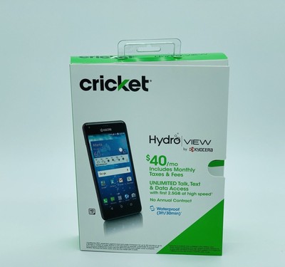 New Cricket Kyocera Hydro View 5