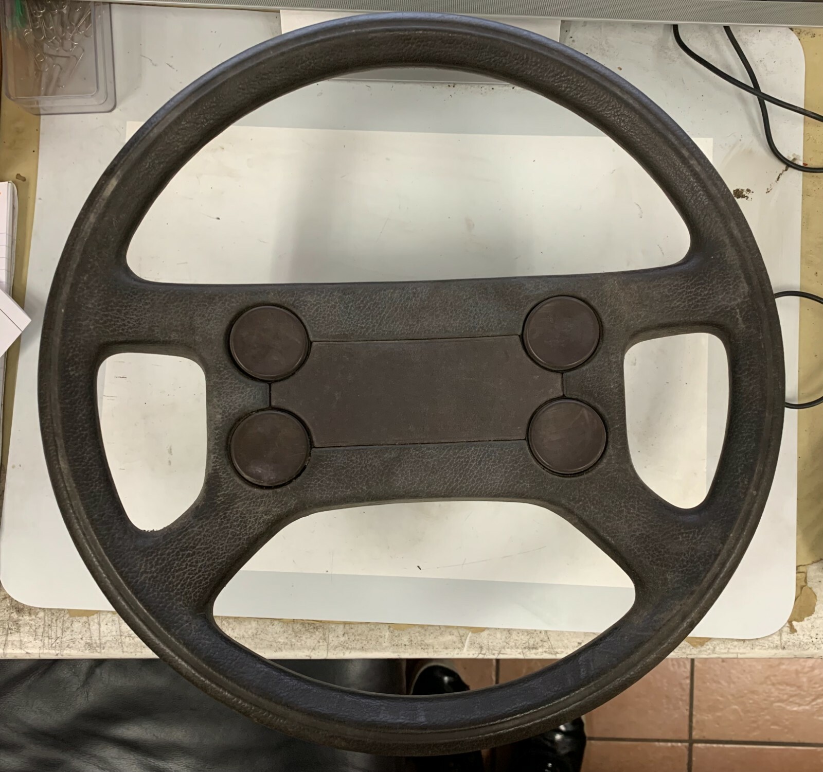 Vintage Volkswagen Steering Wheel 321419660 / VW Cabriolet