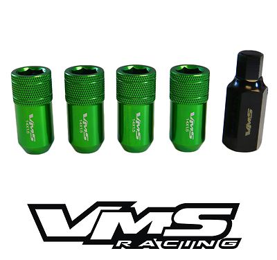 ナイトズーム VMS RACING 20PC GREEN 42MM HEX TUNER WHEEL LUG NUTS FOR 90