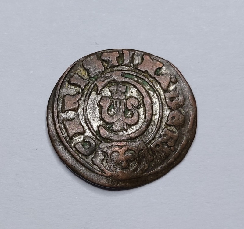 Monnaie Royale Billon, 1 Solidus Christina - Riga, Livonia - 1647 - Sweden (2)