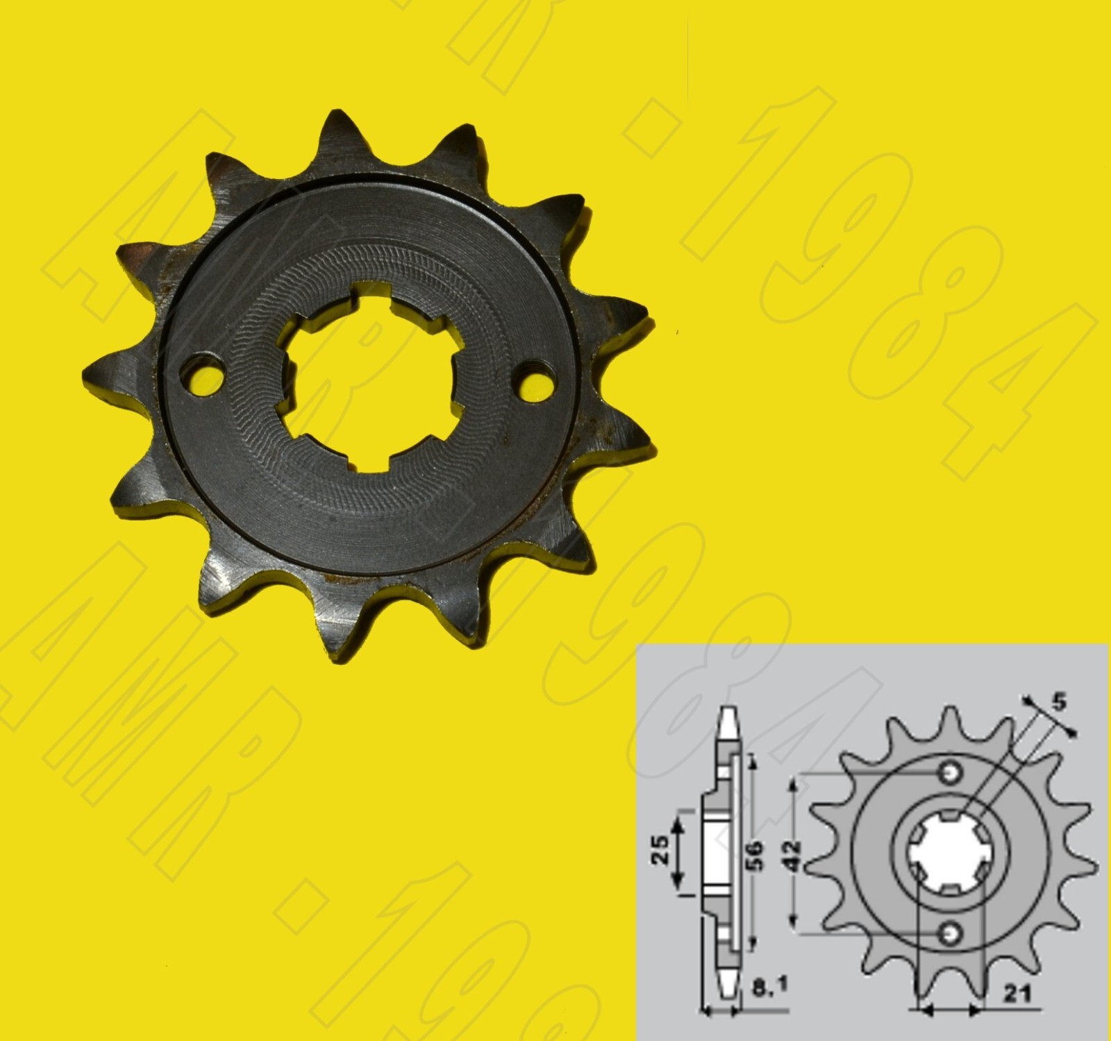 PIGNONE  PBR ACCIAIO DENTI 13 YAMAHA 350 TT 1986 1999   581