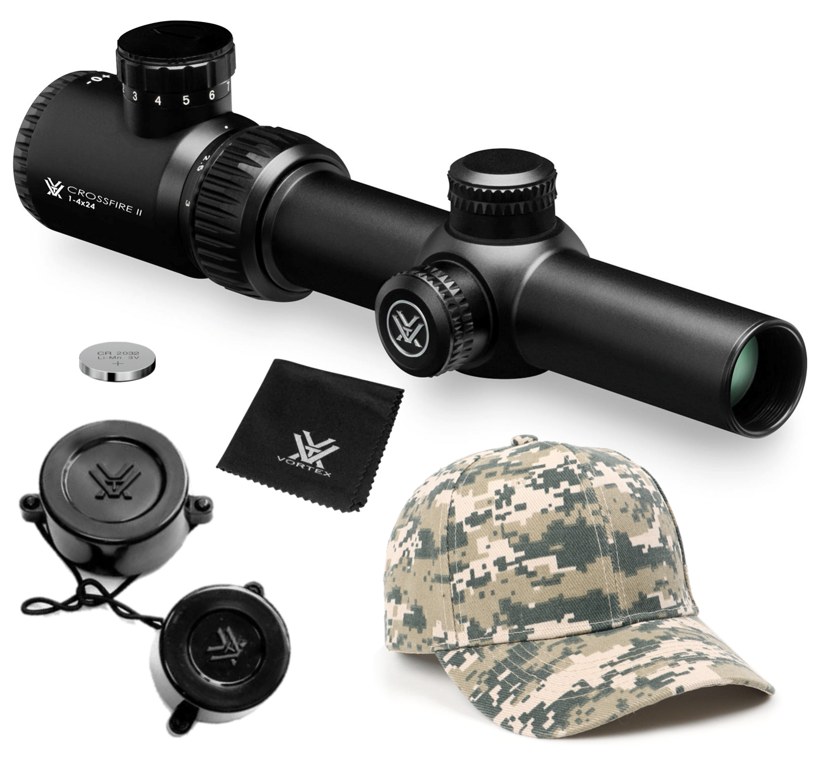 Vortex Optics Crossfire II 1-4x24 SFP Riflescope V-Brite