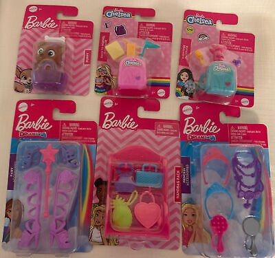 Barbie Accessories￼ 6 Packs Barbie dress up and pets￼ Great Christmas Gift￼