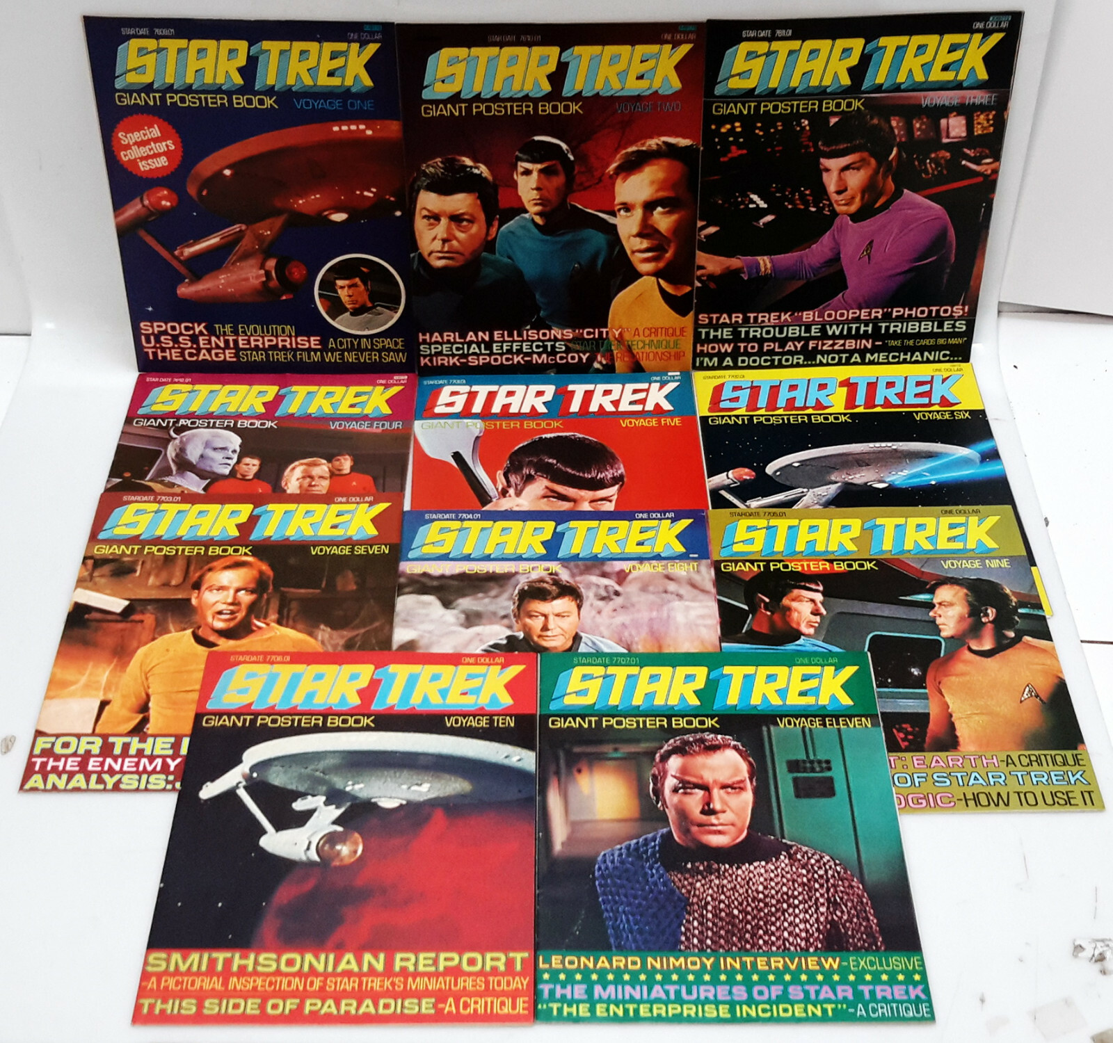 Original 1976 Star Trek Giant Fold-Out Poster Book Collection