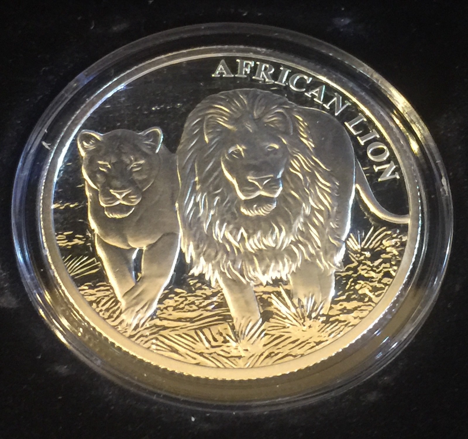 2016 Congo African Lion Proof