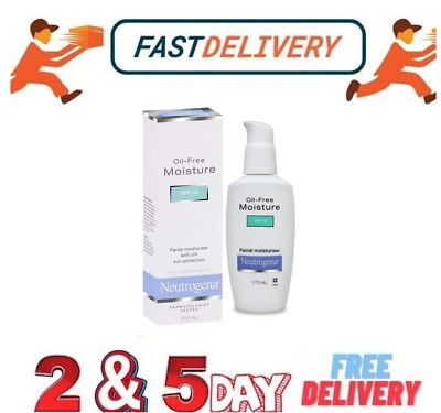 Neutrogena Oil Free Face Moisturizer SPF 15 For Long Lasting (115ml) Free Shipp