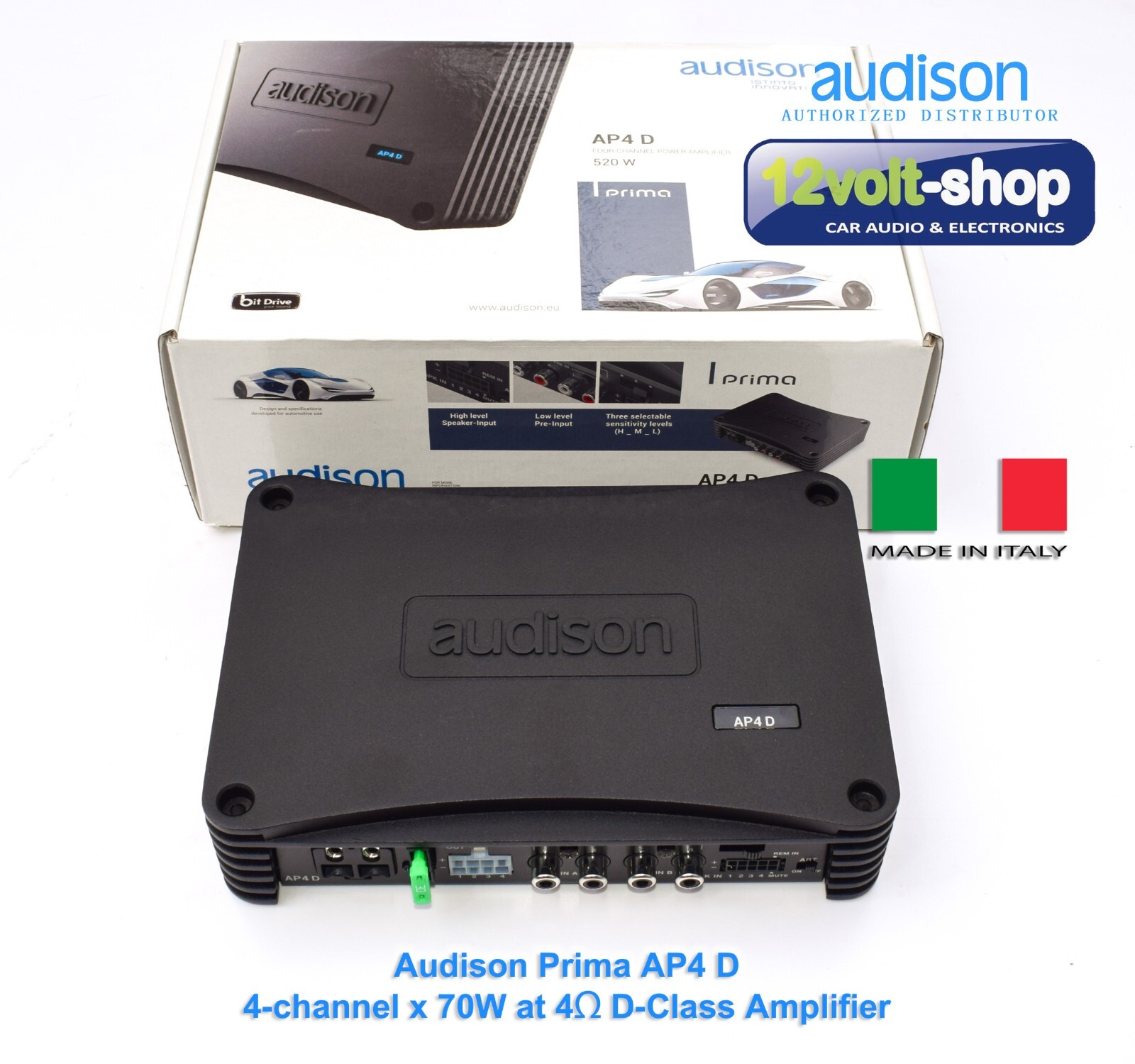 カジエミ 中古品 audison AP4 D アンプ カジエミ 中古品 audison AP4 D アンプ カジエミ様専用 中古品