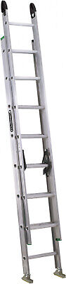 Aluminum Extension Ladder 16 Foot 225 Pound Capacity Louisvi