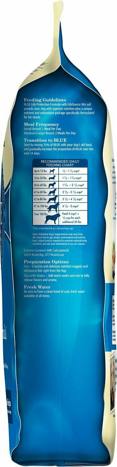 Blue Buffalo Protection Formula Adult Chicken & Brown Rice Recipe 30 Lbs