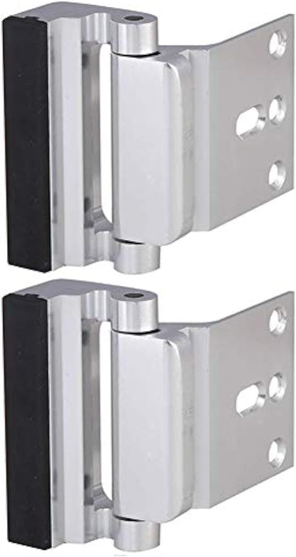 Door Reinforcement Lock 2 Pack Security Night Lock Childproof Home Guard Latch
