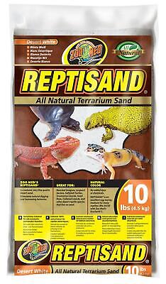 Zoo Med ReptiSand Desert White All Natural Terrarium Sand for Reptiles 10 lb ...