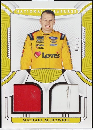 2023 Panini National Treasures - Michael McDowell #DRU-MMD