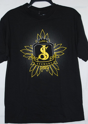 Answer Mens Shirt Crew Neck Short Sleeve Graphic Print Logo Black Size XL NWT