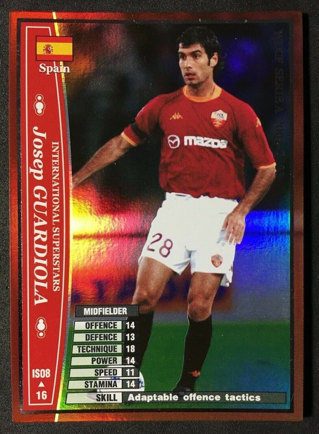 2002-03 Panini WCCF Serie A IS Stars Josep Pep Guardiola AS
