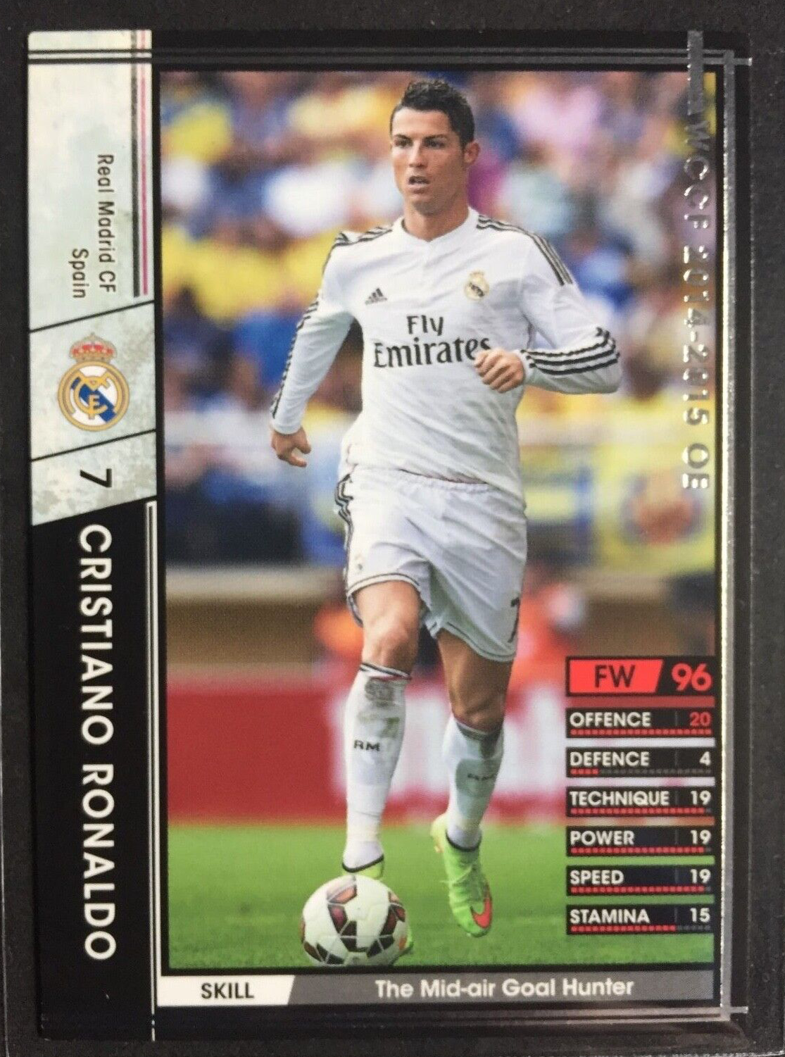 クリロナ 2014〜2015 2014-15 Panini SEGA WCCF # A127 Cristiano Ronaldo Real