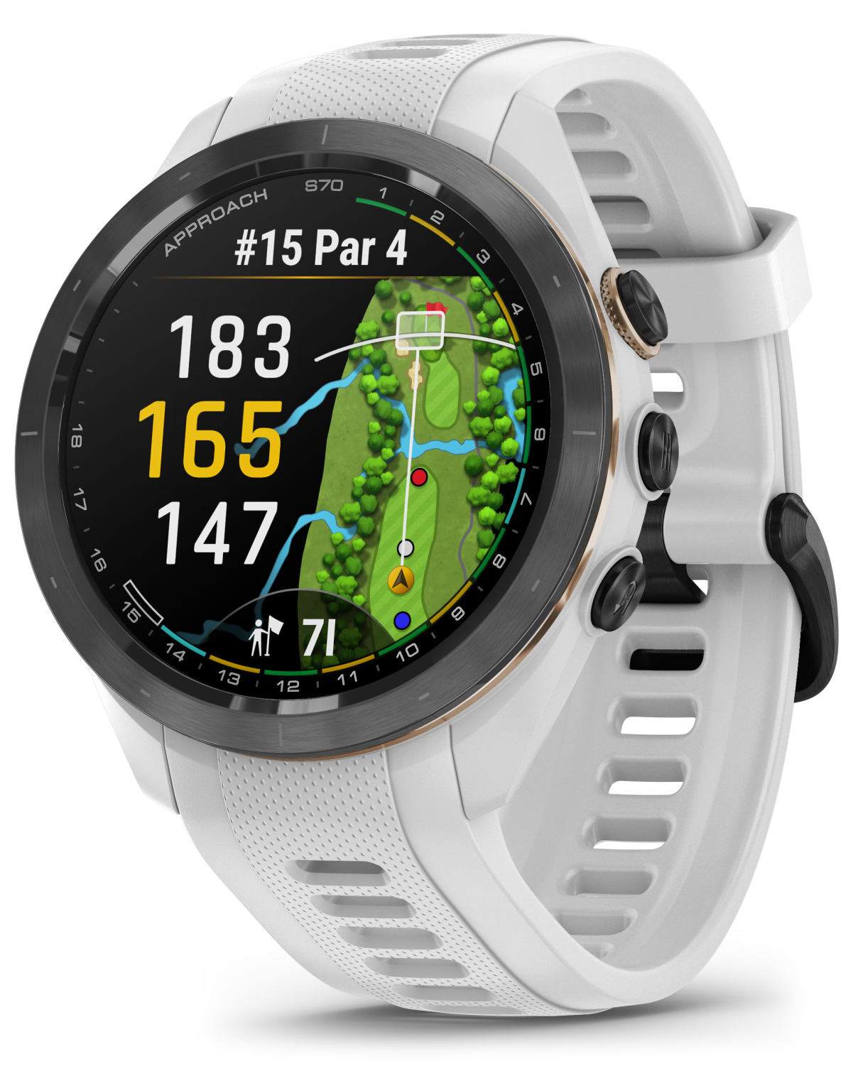 Garmin Approach S70 GPSナビ ホワイト Garmin Approach S70 White 42mm Women Golf GPS Watch 43000+
