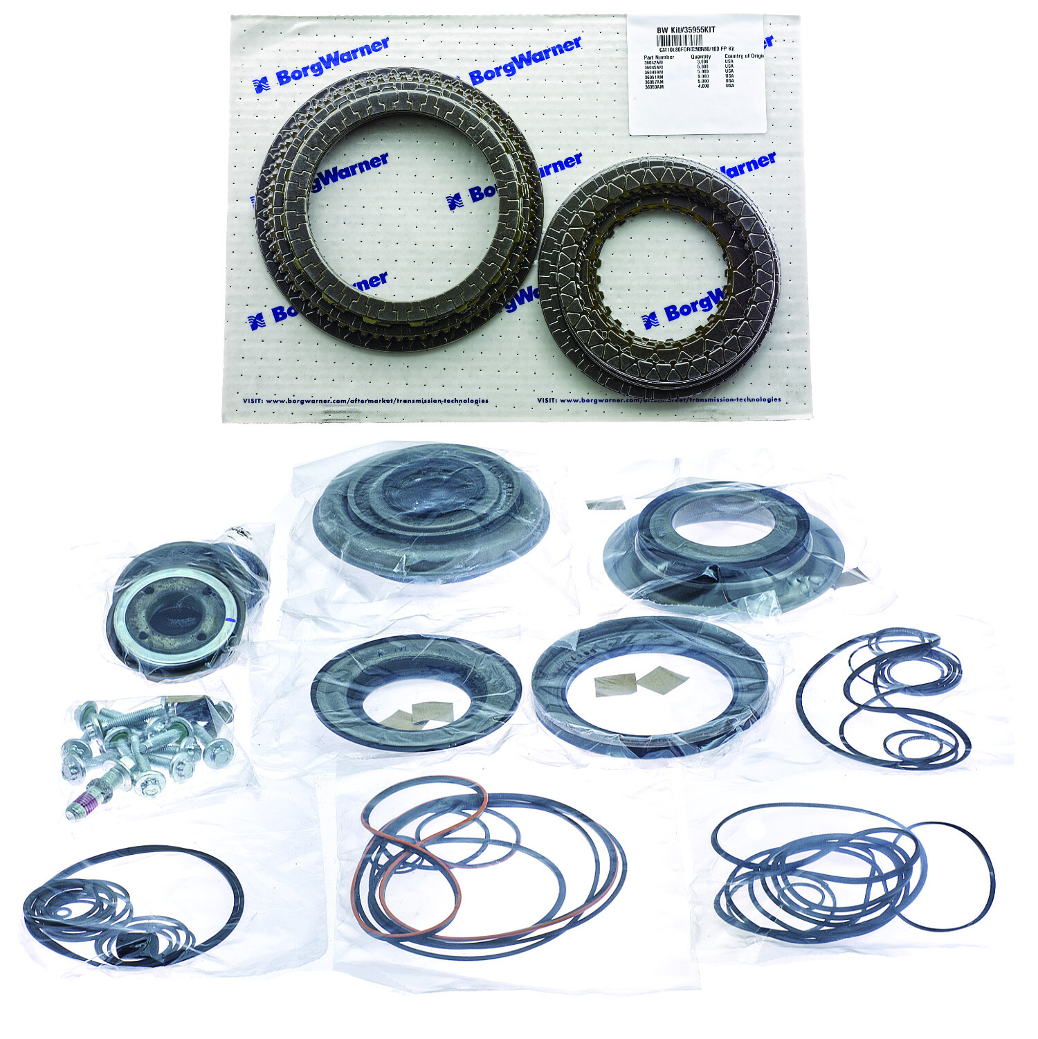 10R80 10R100 Transmission Rebuild Kit OEM Master Kit less Steels 2017-on 10R80 10R100 Transmission Rebuild Kit OEM Master Kit less Steels 2017-on